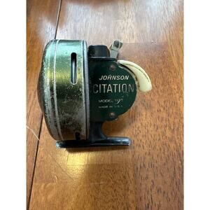 Vintage Johnson Citation Model 110B Spincast Fishing Reel – Made in USA